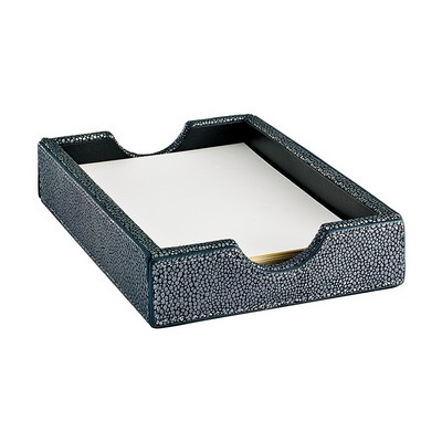 Memo Tray - Shagreen Leather