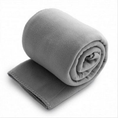 Fleece Throw Blanket - Heather Gray (Overseas) (50"x60")