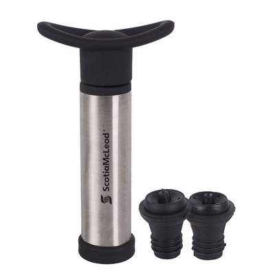 3 Piece Stainless Steel Wine Pump