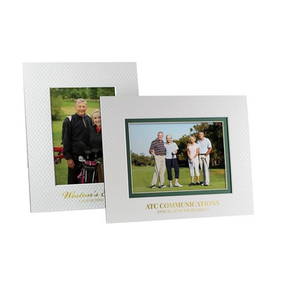 Golf Ball Texture Photo Frame - Double Mat