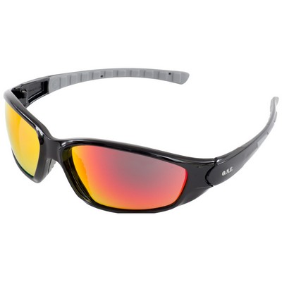 AMMO® Sport Black/Red Mirror Eyewear (Retail Ready)