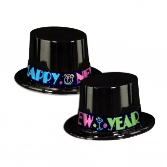 Neon Party Topper Hats