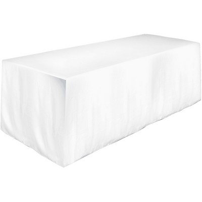 4' Blank Fitted Table Cover