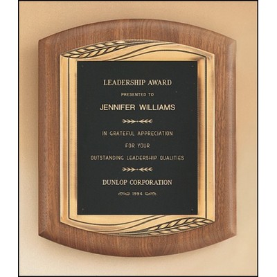 American Walnut Plaque w/Furniture Finish (11.5"x14")