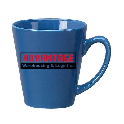 12 Oz. VITRIFIED OCEAN BLUE Funnel Mug