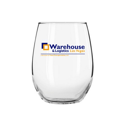 9 Oz. Stemless Wine Glass