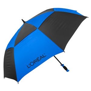 The Vented Checkerboard Golf Umbrella - Auto-Open