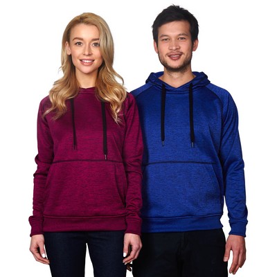 Polyester Bonded Fleece Hooded Popover (Union Made)