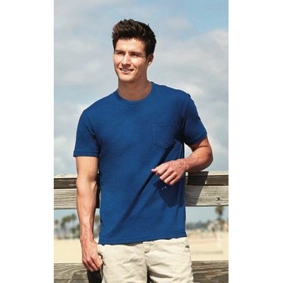 Next Level Apparel™ Unisex Cotton Pocket Crew T-Shirt