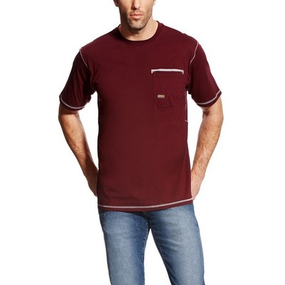 Ariat® Men's Malbec Rebar® Workman™ Short Sleeve T-Shirt