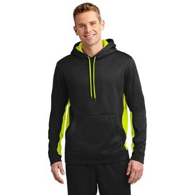 Sport-Tek® Sport-Wick® Fleece Colorblock Hooded Pullover