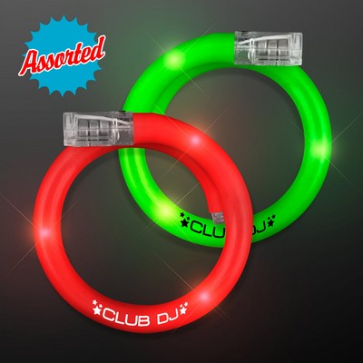 Flash Bracelet Light Up Christmas Assortment - Domestic Print