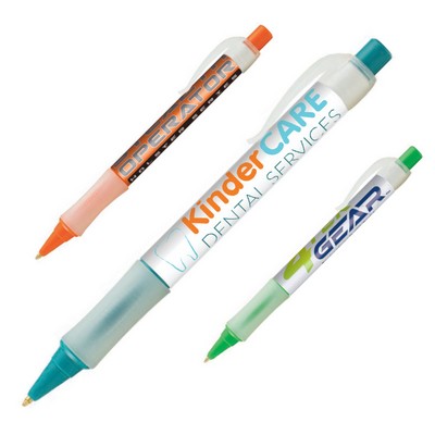 Graphic Brights Frost Plastic Pen (Full Color Imprint)