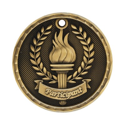 2" 3D Participant Medal