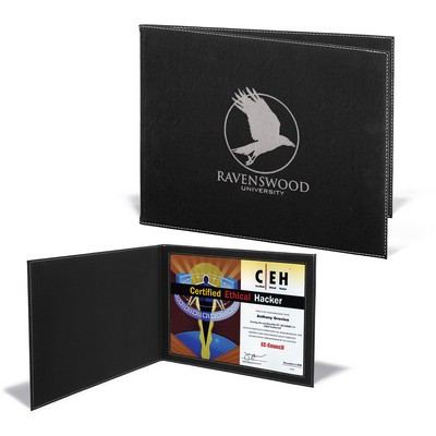 Leatherette Certificate Holder for 8-1/2 x 11