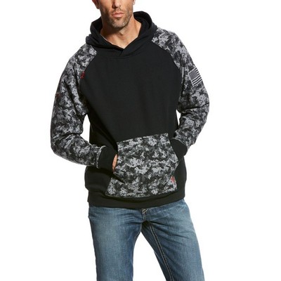 FR DuraStretch™ Patriot Black & Digi Camo Hoodie