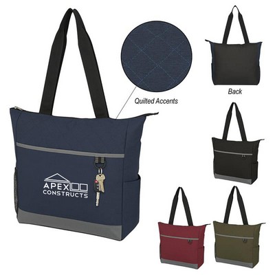 Quilt-Designed Day-To-Day Tote