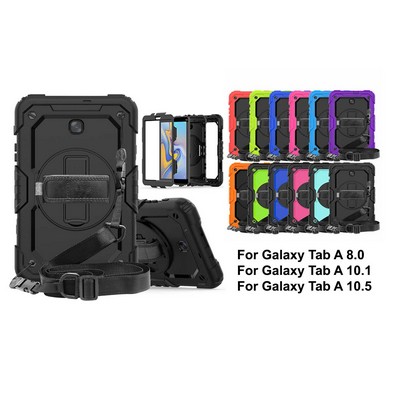 Kidder Galaxy Tab A 10.1" 360 degree Rotating Case (Black)