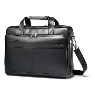 Samsonite® Leather Slim Briefcase