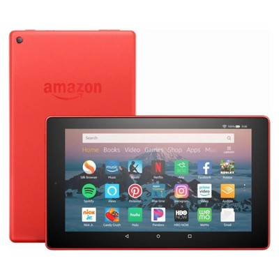 Amazon Fire HD 8 Tablet (8" HD Display, 32 GB) (Punch Red)