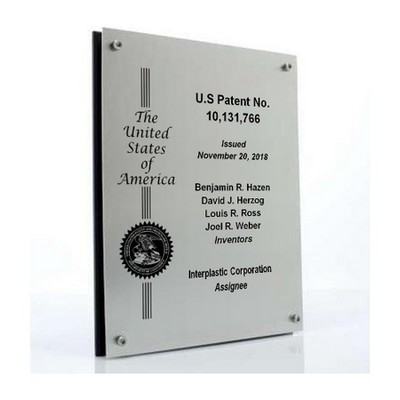 Keystone Patent Award Plaque 8x10"