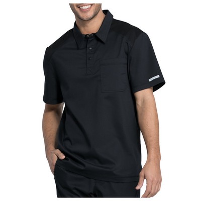 Cherokee Men's Revolution Polo Scrub Shirt