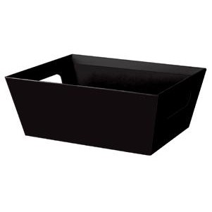 X-Large Solid Black Gift Basket Market Tray