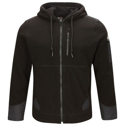 Bulwark® Men's Front Zip Modacrylic Blended Fleece Hoodie