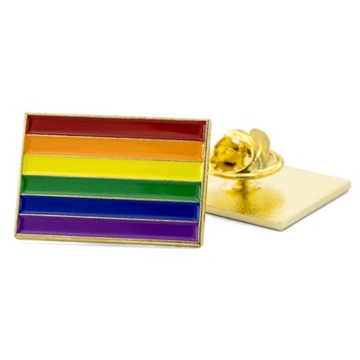 Rainbow Flag Lapel Pin