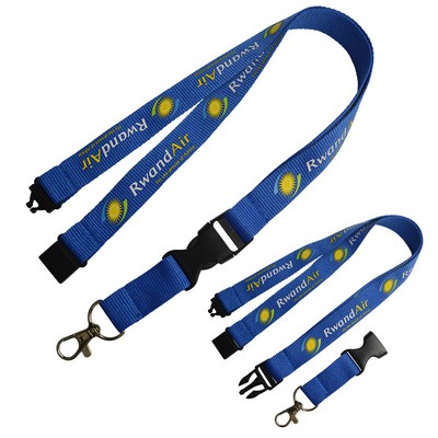 Polyester Neck Lanyard w/ Safe Breakaway