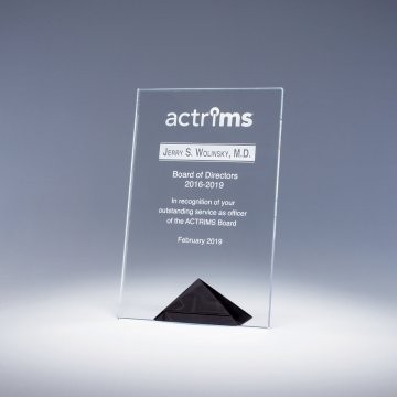 7" Paramount Crystal Award