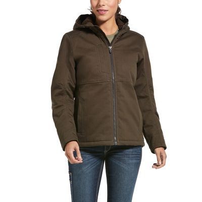 Ariat® Women's Wren Brown Rebar® DuraCanvas™ Insulated Jacket