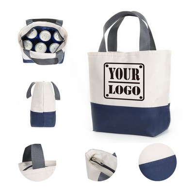 Canvas Cooler Tote Bag