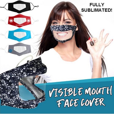 Customized Reusable Mask W/ Transparent Window