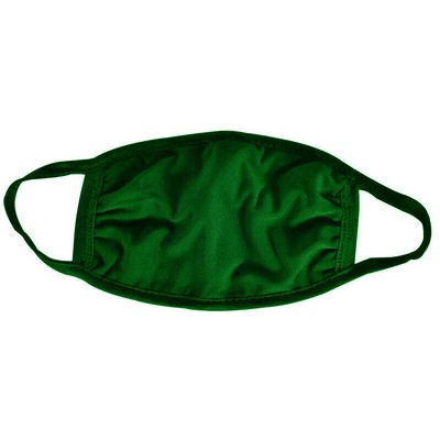 Green Cotton Face Mask