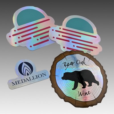 3" x 3" - Holographic Sticker - Cut