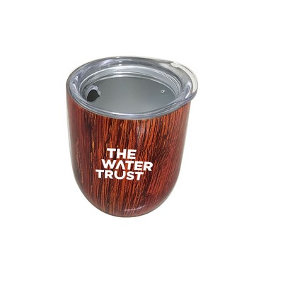 Wood Tones Wine Tumbler Vacuum Cups