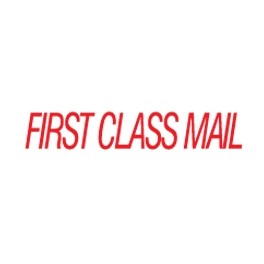 Trodat® Self-Inking Stock Message Stamp- First Class Mail