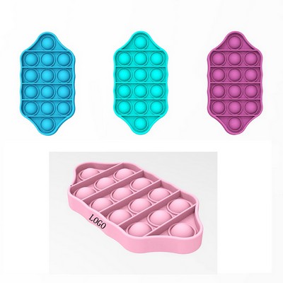 Silicone Card Shape Push Pop Bubble