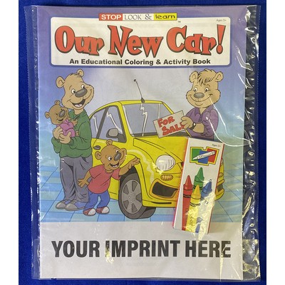 Our New Car Coloring Book Fun Pack