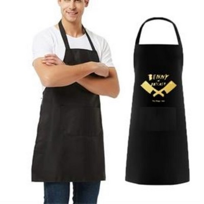 Butcher Apron w/ Front Pocket & Adjustable Neck Strap 27" x 34"