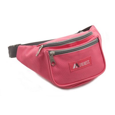 Everest Small Rose Red/Gray Signature Waist Pack