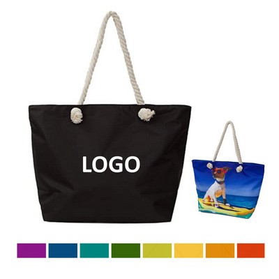 Canvas Beach Tote Bag