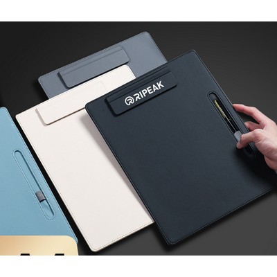 PU Magnetic Clipboard w/Pen Holder