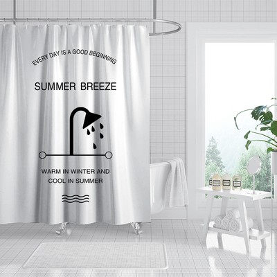 Digital Print Polyester Waterproof Curtain