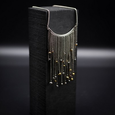 Metal Waterfall Chain Necklace