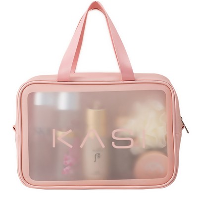 Clear Waterproof Cosmetics Bag Toiletry Bag Large Clear Travel Bag for Toiletries for Women