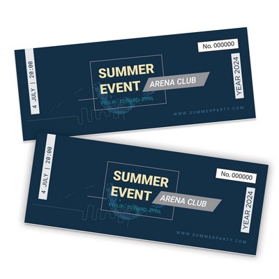 Sequential Numbering Event Ticket