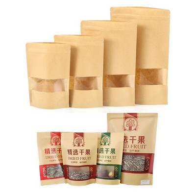 Custom Zipper Kraft Paper Food Bag