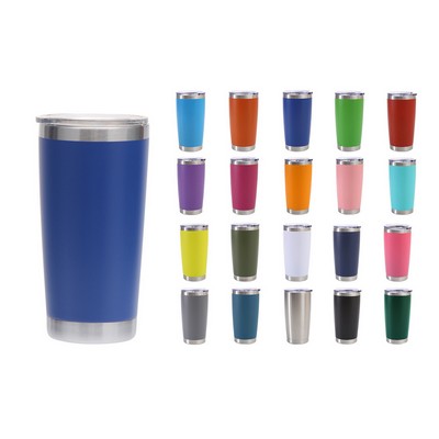 20 Oz Stainless Steel Tumbler with Lid